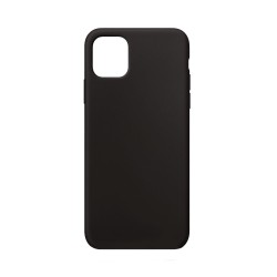 Capa de Silicone para Apple iPhone 12 Pro Preto Capa de Silicone para Apple iPhone 12 Pro Preto